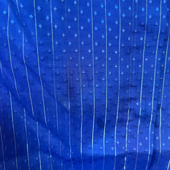 Woman's Seventies Shirt:  Blue - Picture 4 of 7